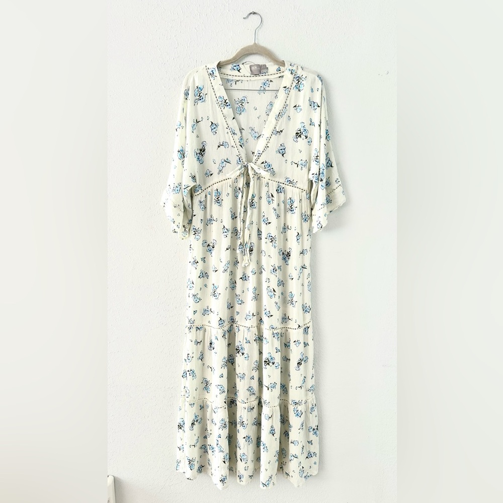 ASOS Blue and White Floral Dress